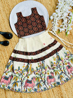 Navratri Special Pure Cotton Fabric With Embroidery work Lahenga Choli