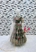 New Designer Heavy Fox Georgette Gown OC-152 Green