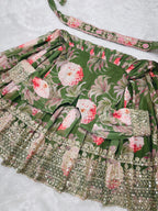 New Designer Heavy Fox Georgette Gown OC-152 Green