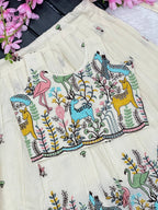 Innovative Desirable Pure Cotton Silk Lehengha Choli