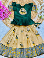 Fiesta Weaving Work Art Silk Lahenga Choli
