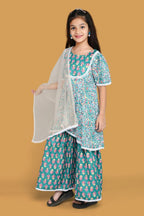 Niva Flower Designers  Top Sharara & Dupatta Set