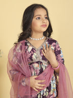 MiniMiracle Beautiful Vibrant Floral Prin Kurt Suit Set