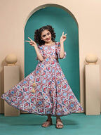 Maelis Pretty  Printed  Anarkali gown