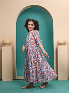 Maelis Pretty  Printed  Anarkali gown