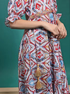 Maelis Pretty  Printed  Anarkali gown