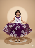 Pure Georgette With Sifali Work Kids Lahenga Choli