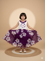 Pure Georgette With Sifali Work Kids Lahenga Choli