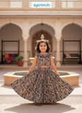 Paisley Cotton Kids Top & Skirt Set