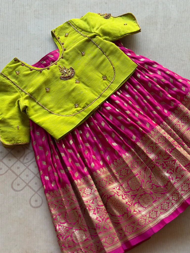 Esha Crop Top and Skirt Festive Edit