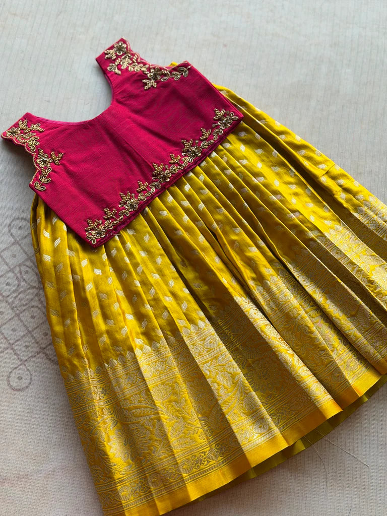 Esha Crop Top and Skirt Festive Edit