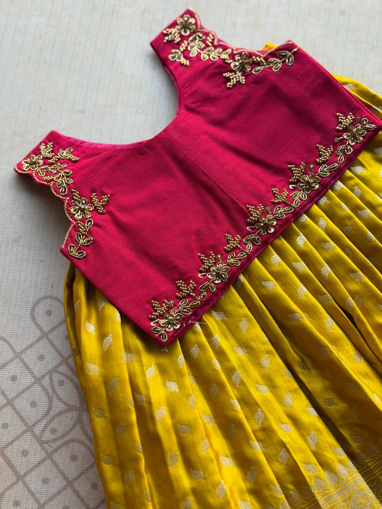 Esha Crop Top and Skirt Festive Edit