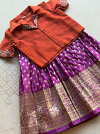 Esha Crop Top and Skirt Festive Edit