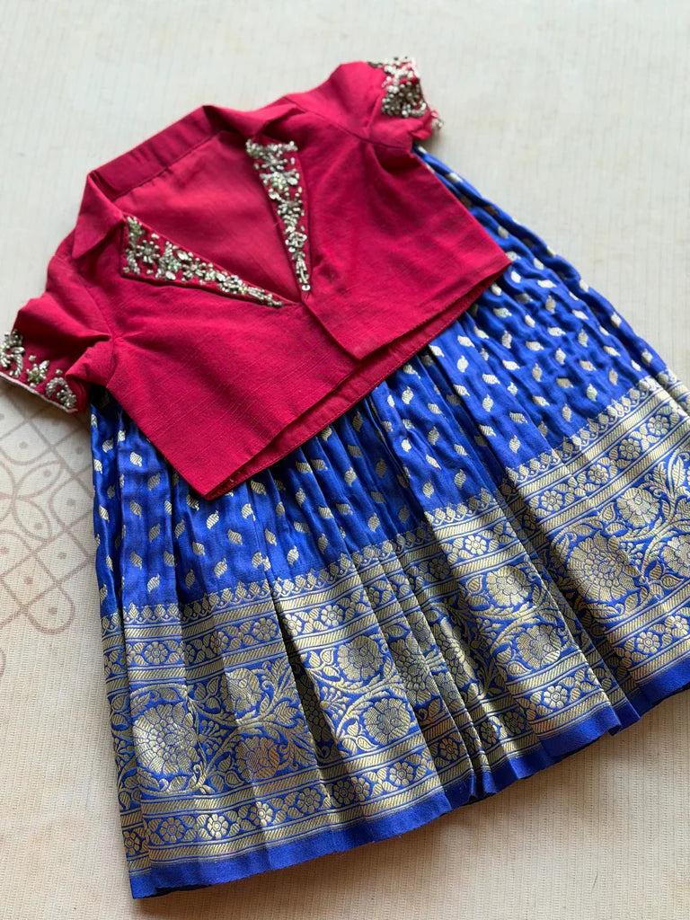 Esha Crop Top and Skirt Festive Edit