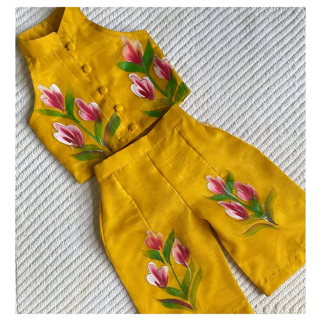 Sunshine Tulip Handpainted Co-ord Set