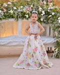 Ivory Floral Princess Lehenga Set