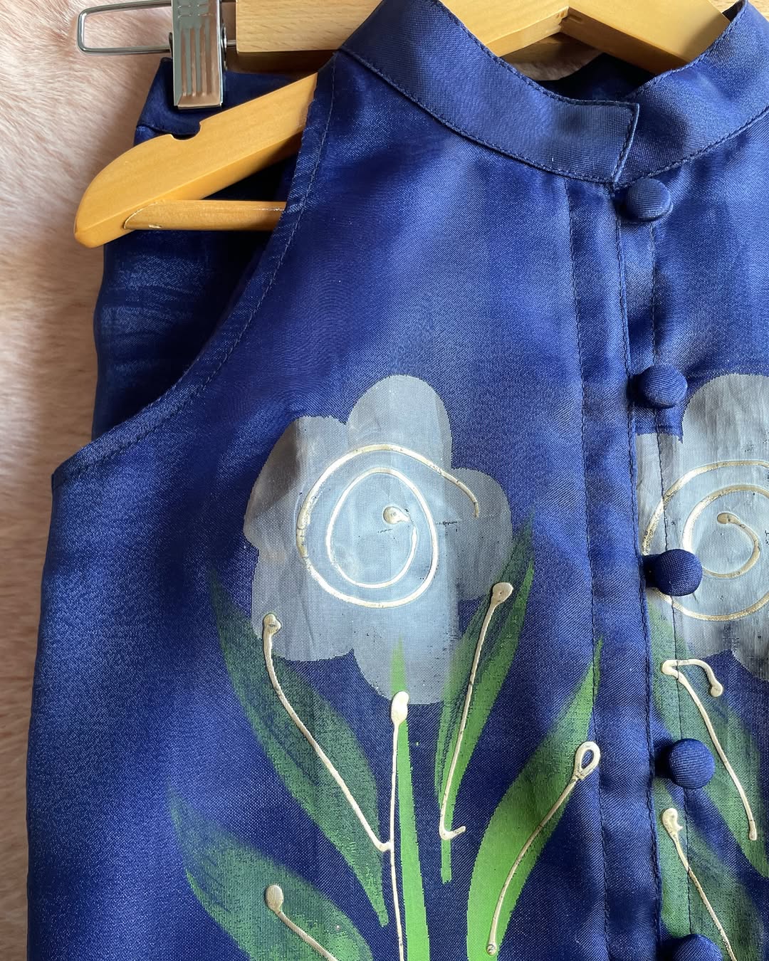 Midnight Bloom Handpainted Co-ord Set