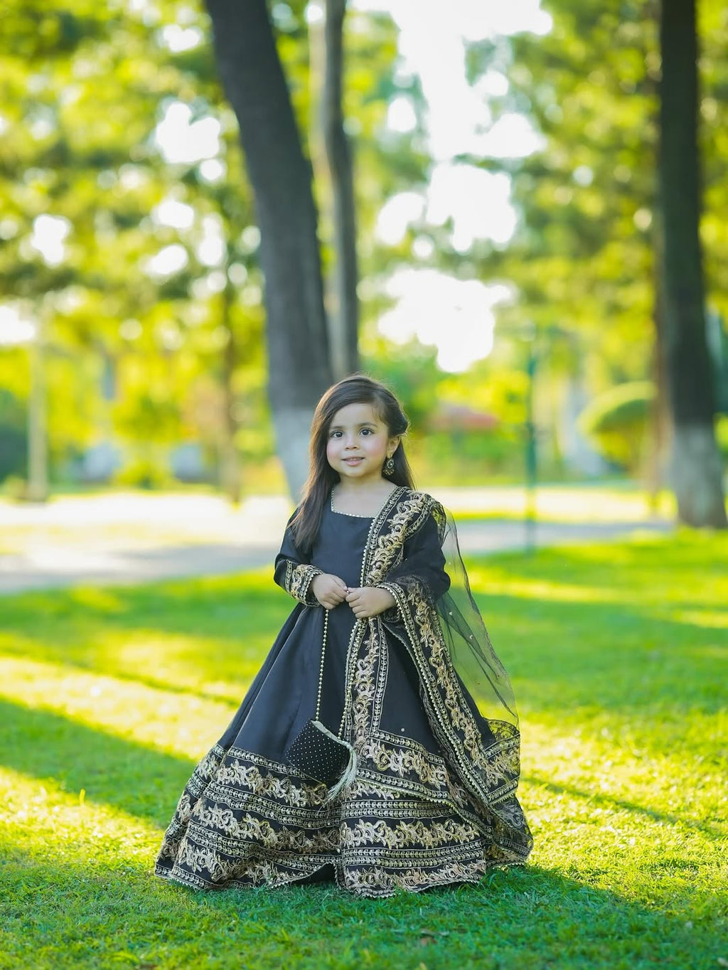 Kiara Black Royal Anarkali Set