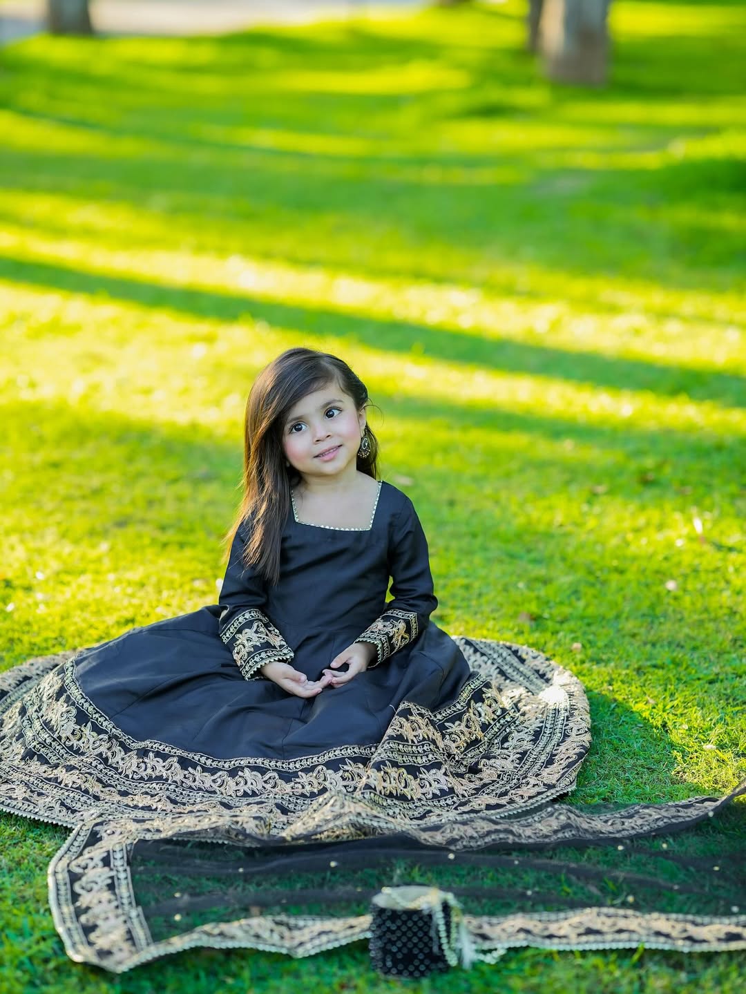 Kiara Black Royal Anarkali Set