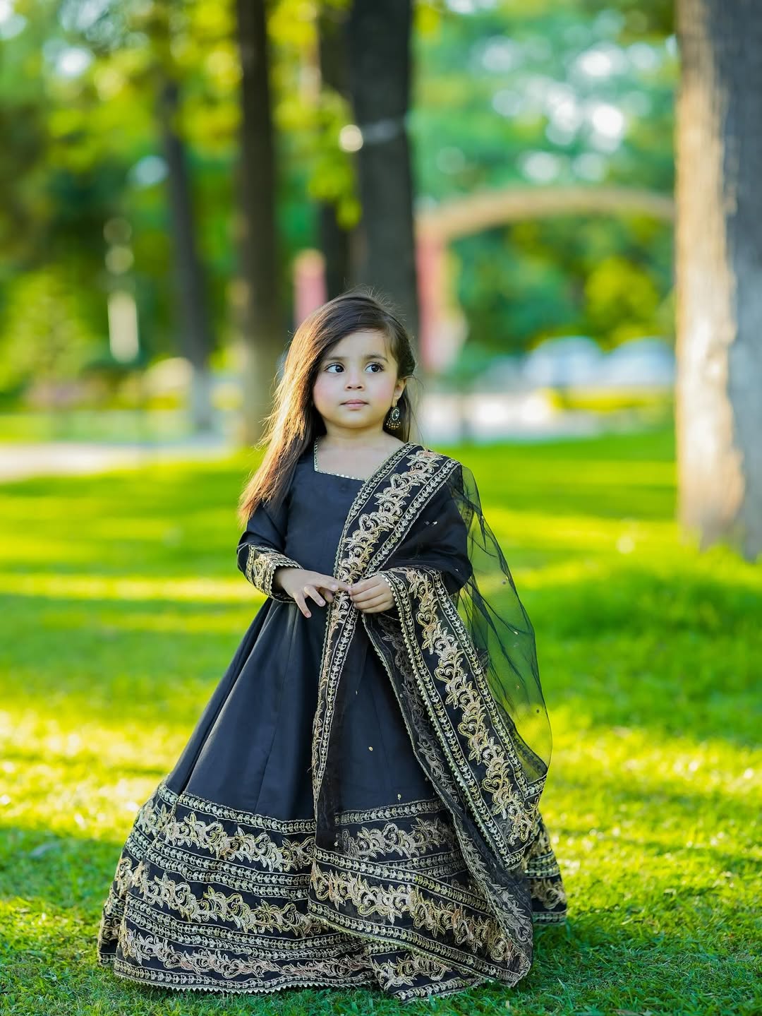 Kiara Black Royal Anarkali Set
