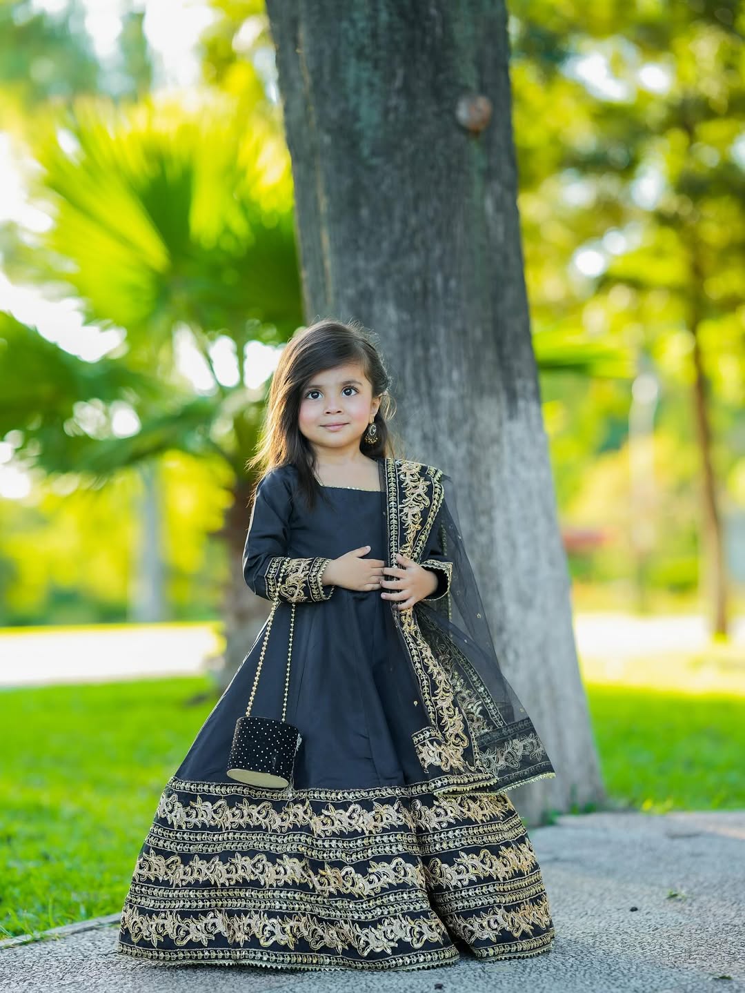 Kiara Black Royal Anarkali Set