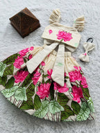 Anvika Lotus Bloom Embroidered Party Dress Set