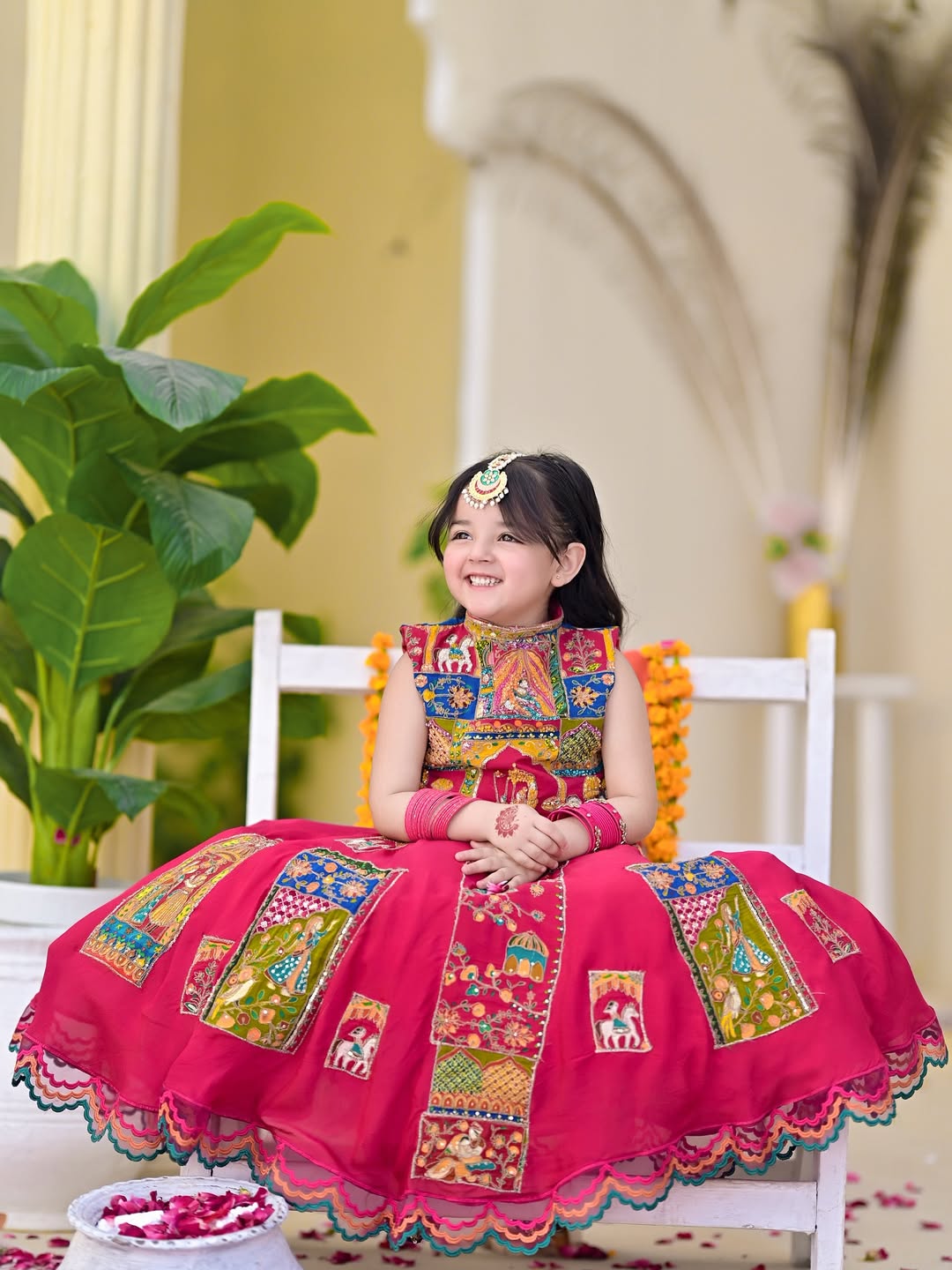 Kiara Royal Patchwork Princess Lehenga Set