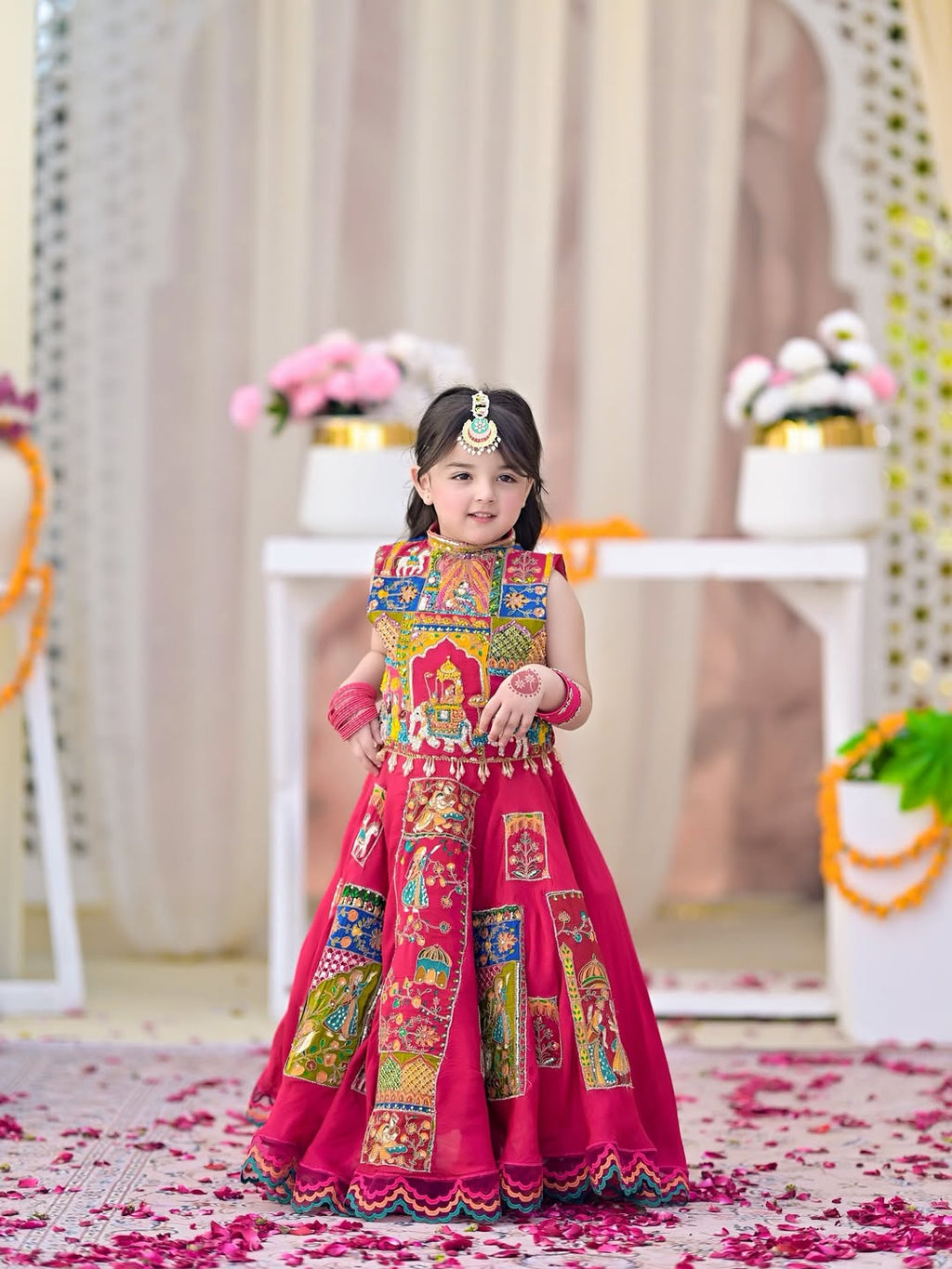 Kiara Royal Patchwork Princess Lehenga Set