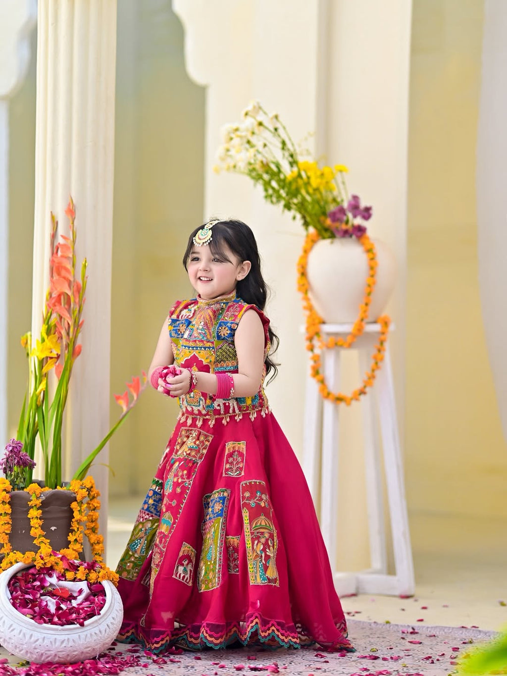 Kiara Royal Patchwork Princess Lehenga Set