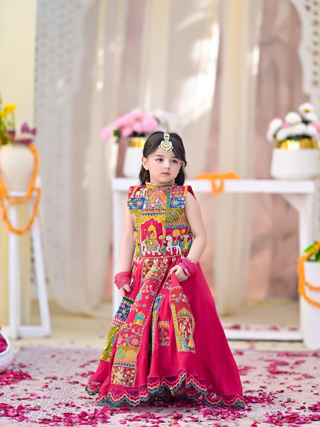 Kiara Royal Patchwork Princess Lehenga Set