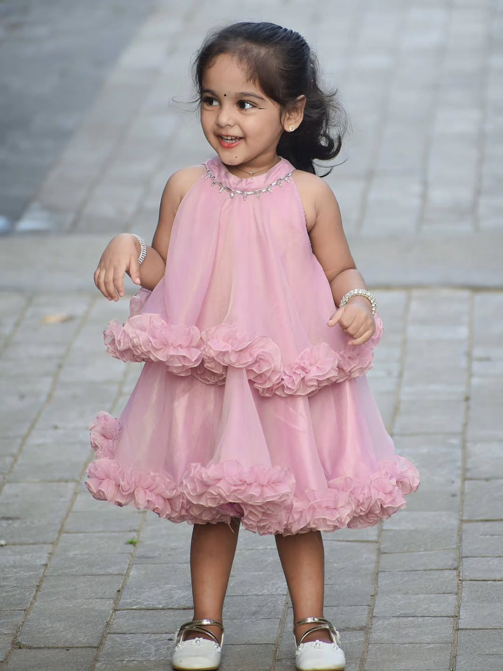 Pari Blossom Fairy Party Wear Frock