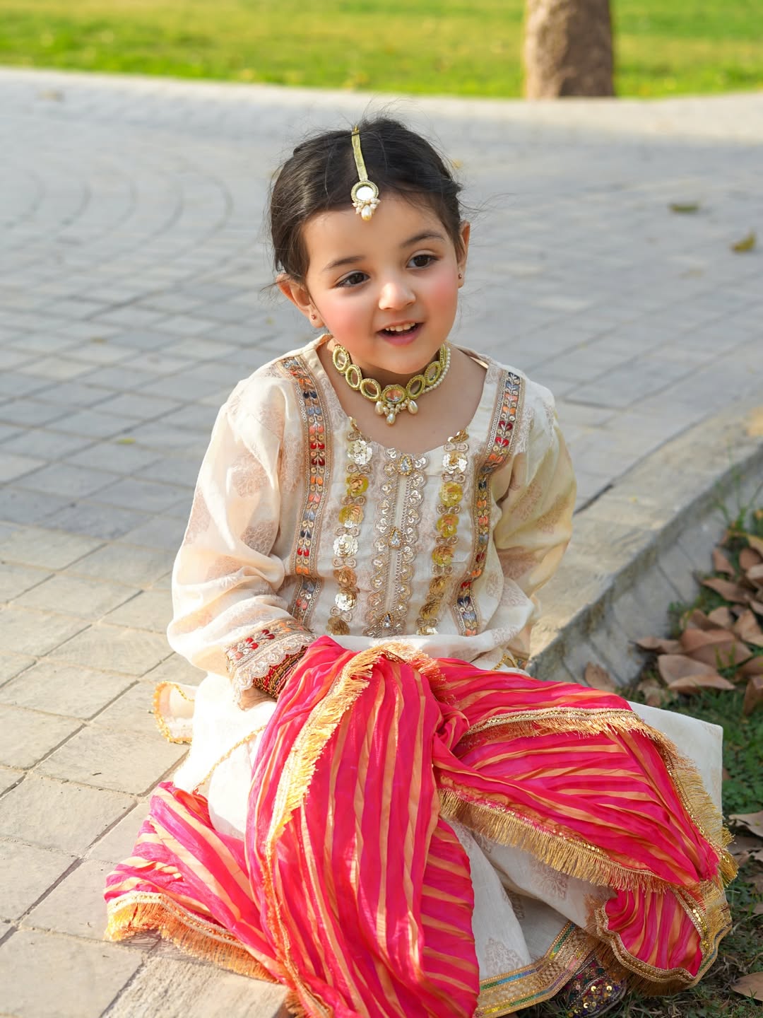 Little Noor Gharara Set