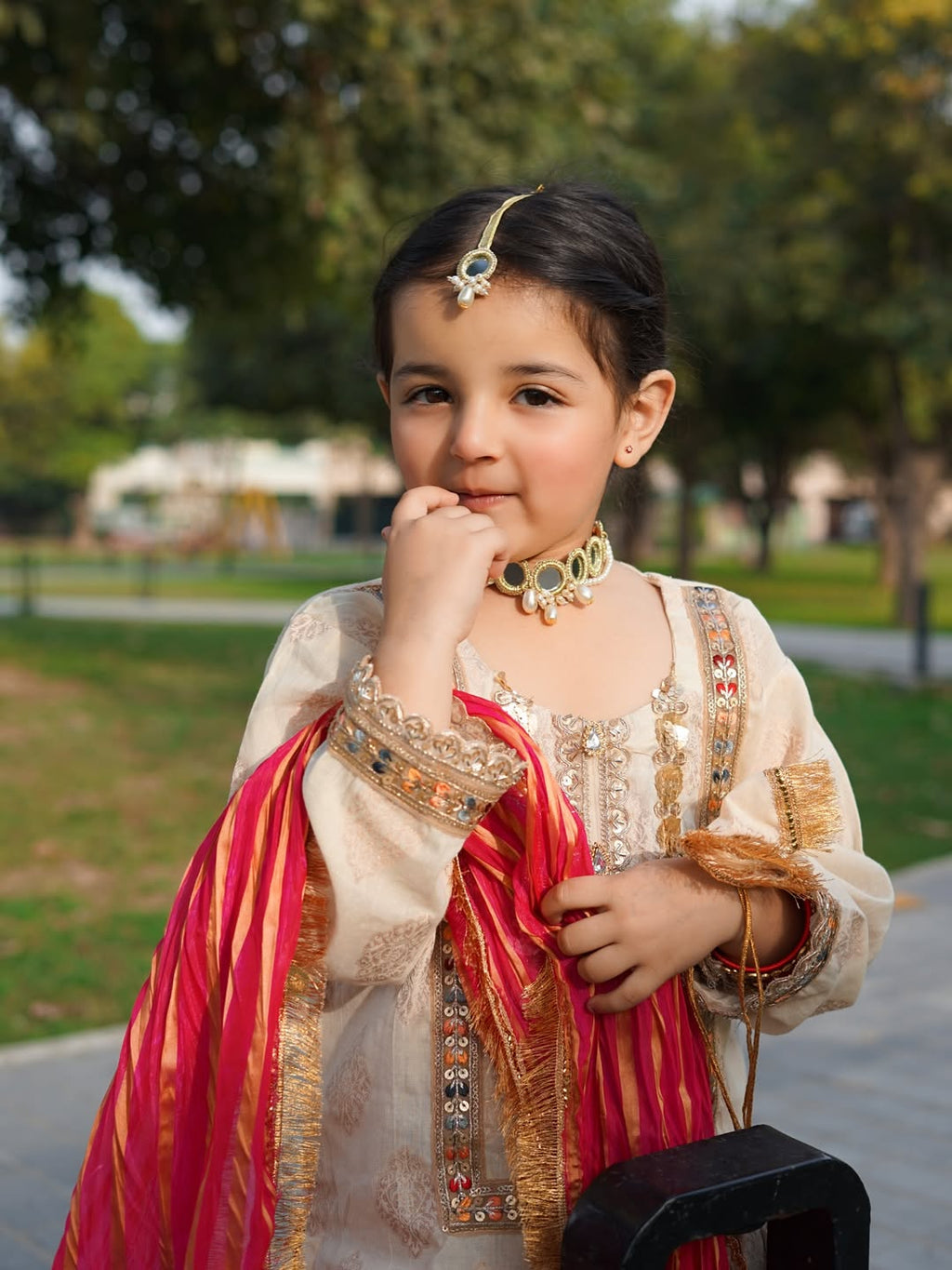Little Noor Gharara Set