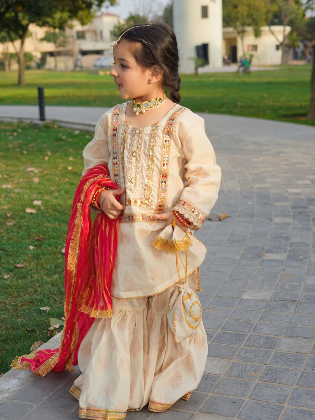 Little Noor Gharara Set