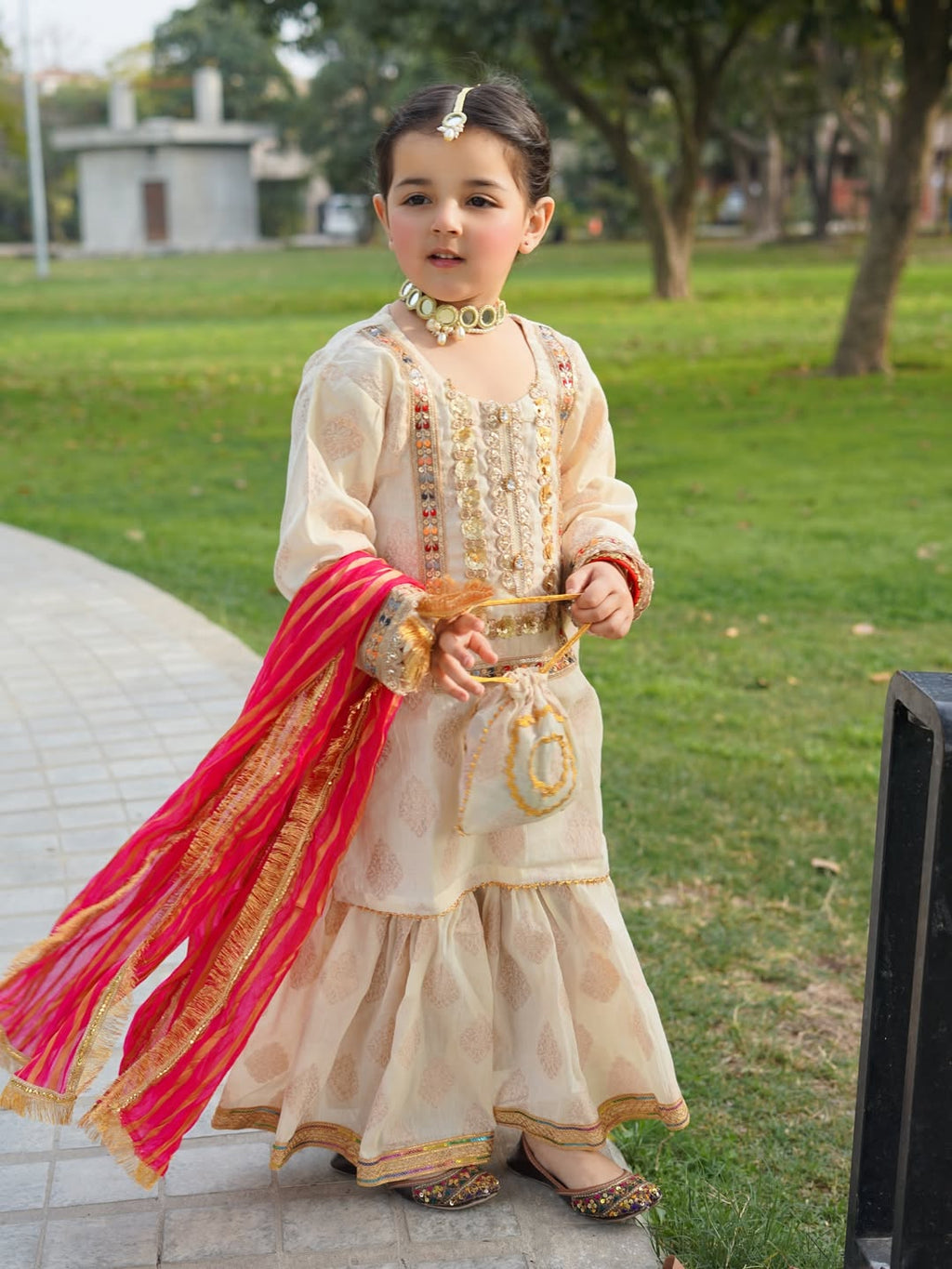 Little Noor Gharara Set