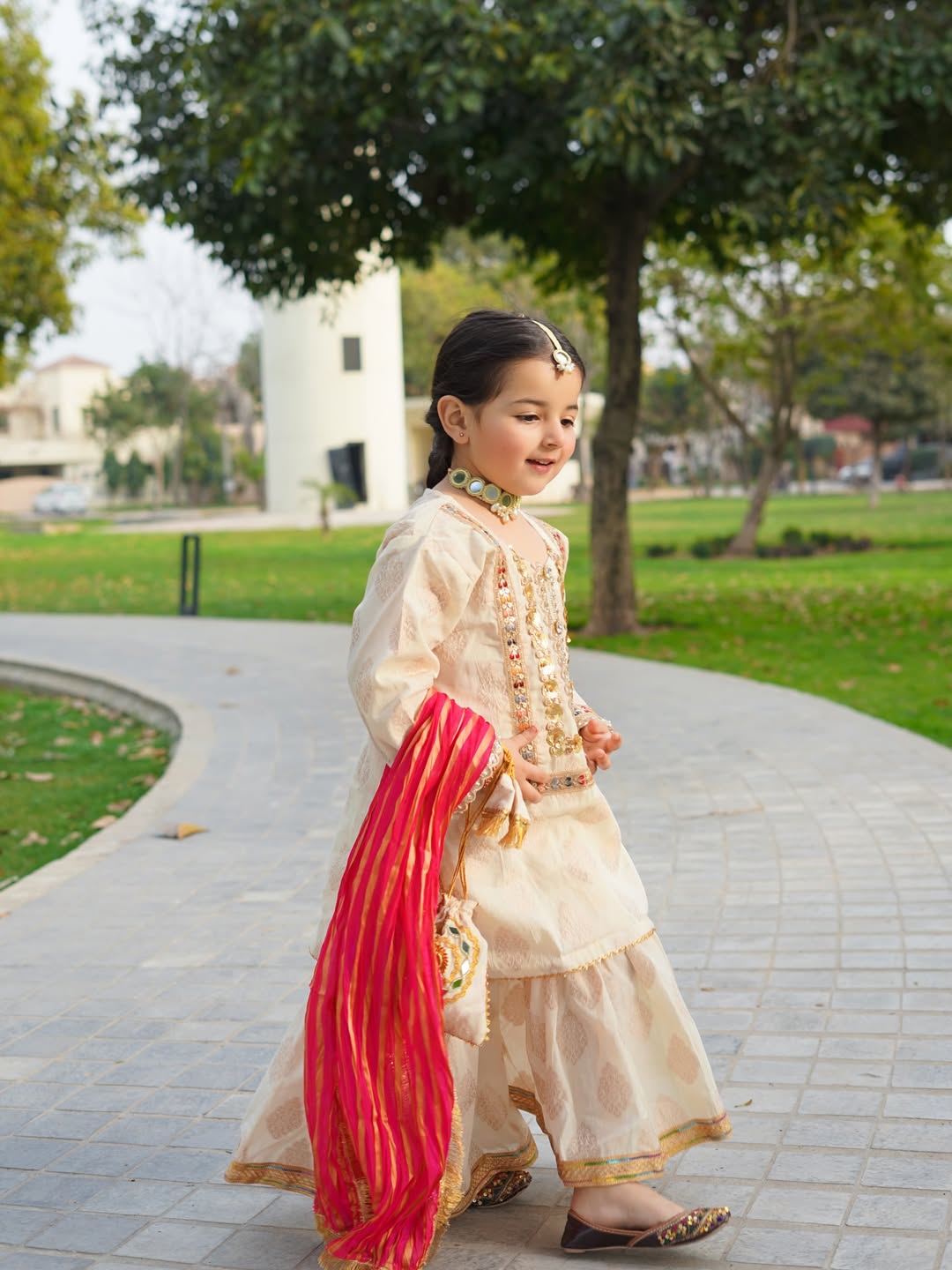 Little Noor Gharara Set
