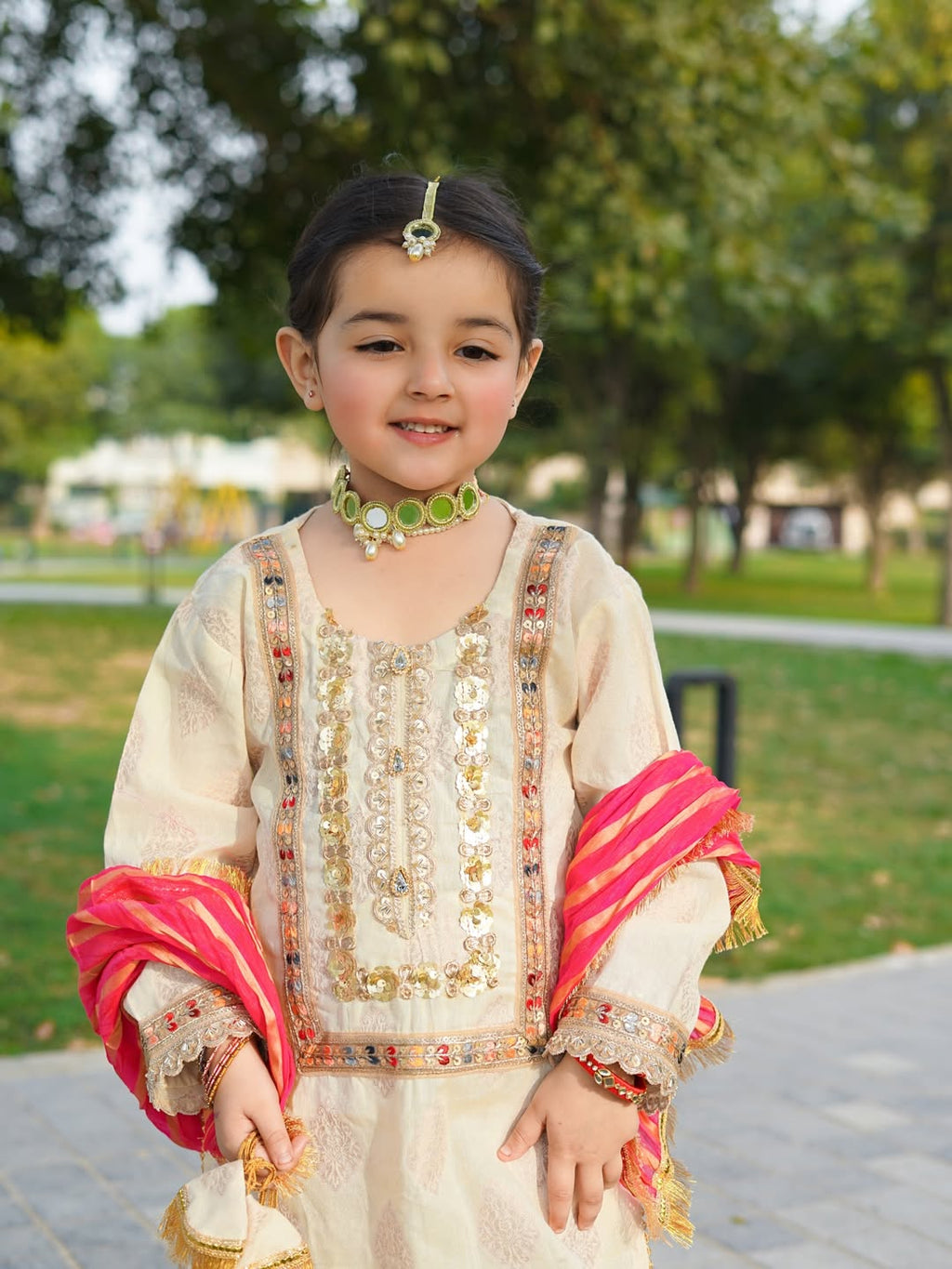 Little Noor Gharara Set