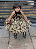 Rahi Royal Black & Gold Lehenga Set