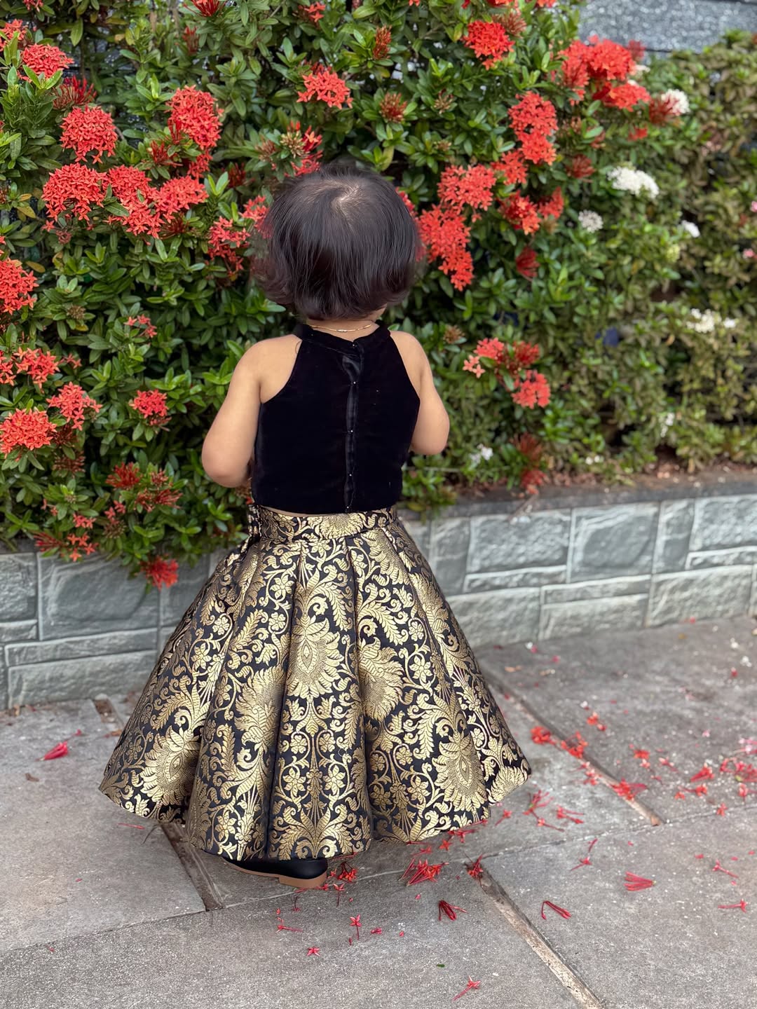Rahi Royal Black & Gold Lehenga Set