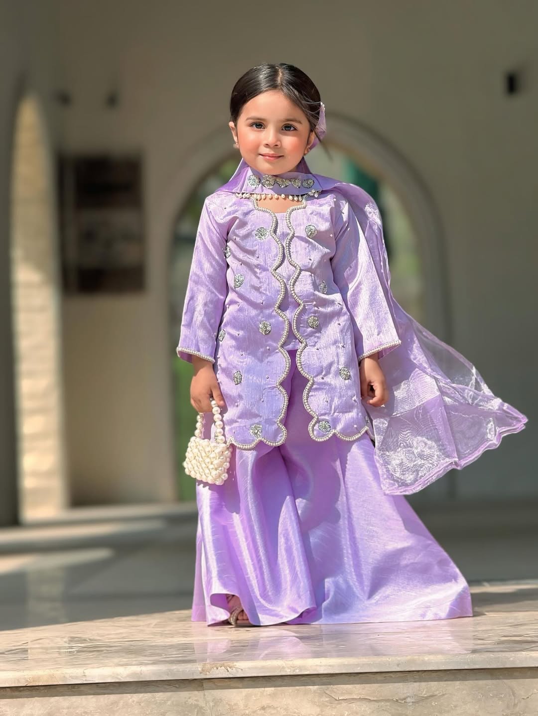 Myra Lavender Grace Palazzo Set