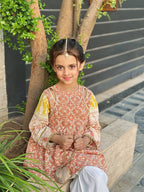 Royal Peach Ethnic Sharara Outfit
