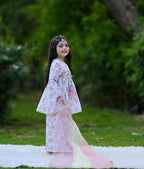 Floral Anaya Pastel Sharara Set with Dupatta