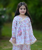 Floral Anaya Pastel Sharara Set with Dupatta