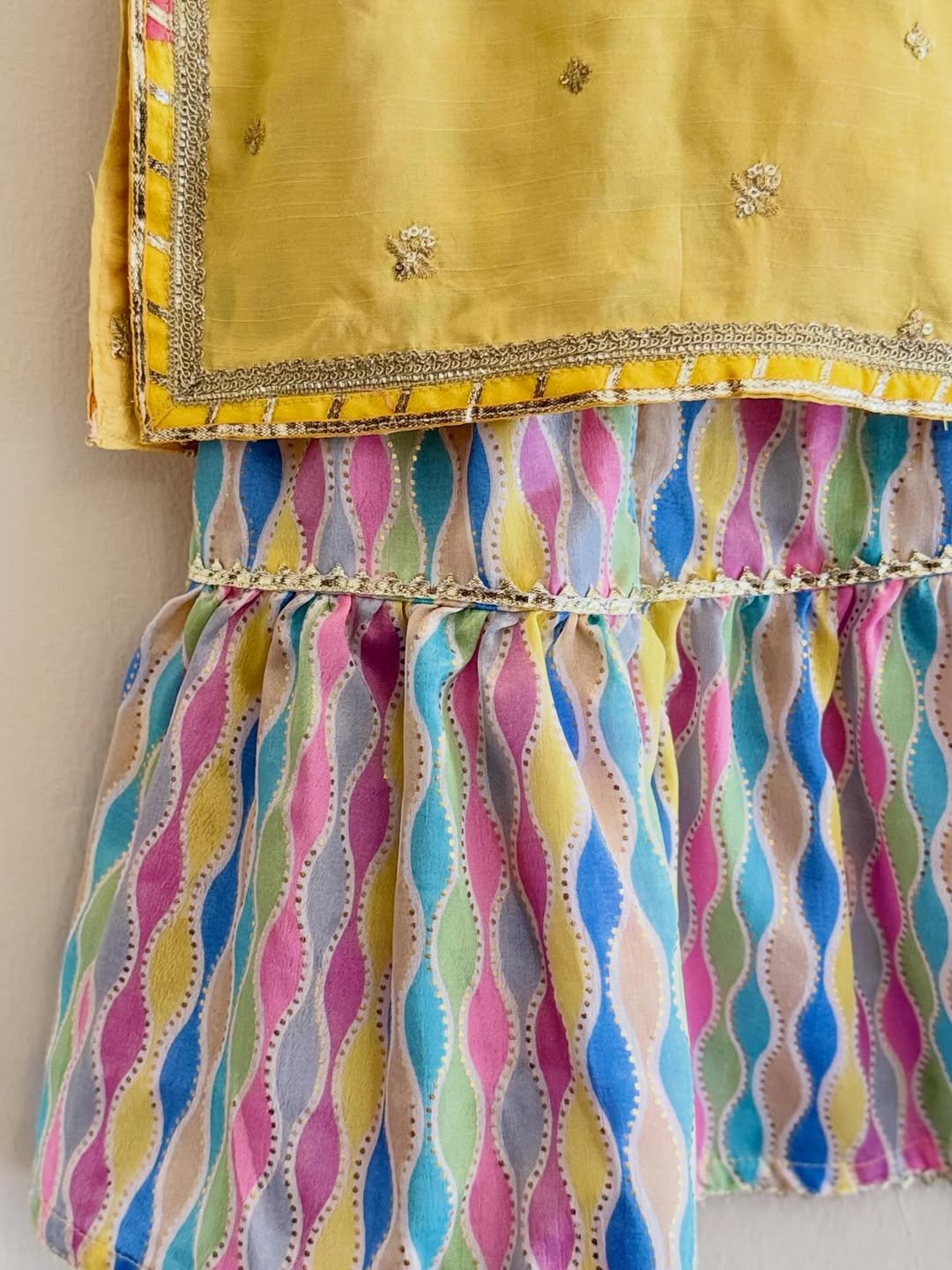 Sunshine Yellow Sharara Set