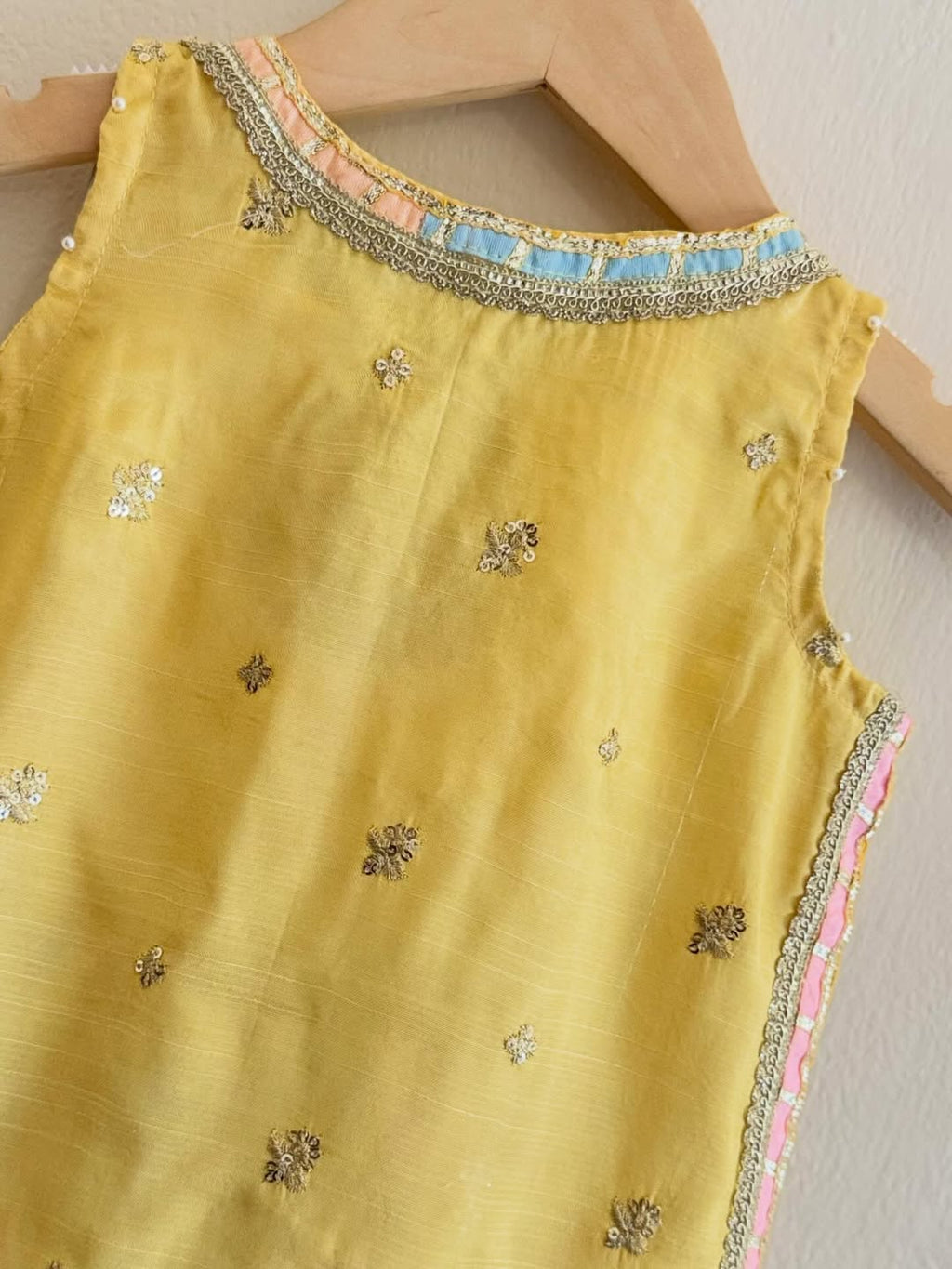 Sunshine Yellow Sharara Set