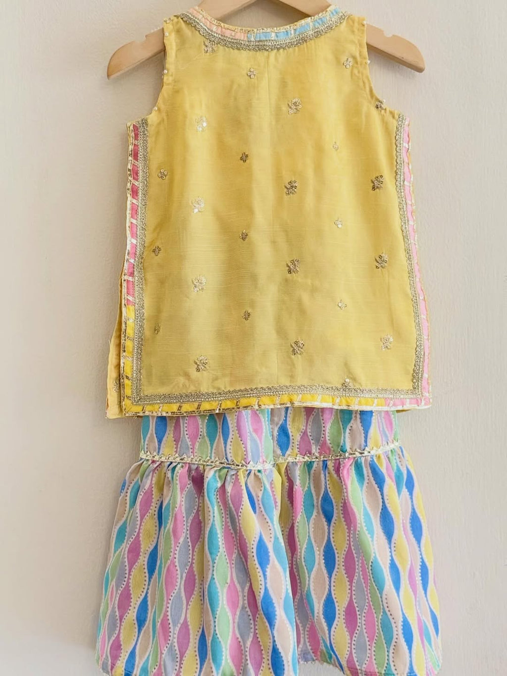 Sunshine Yellow Sharara Set