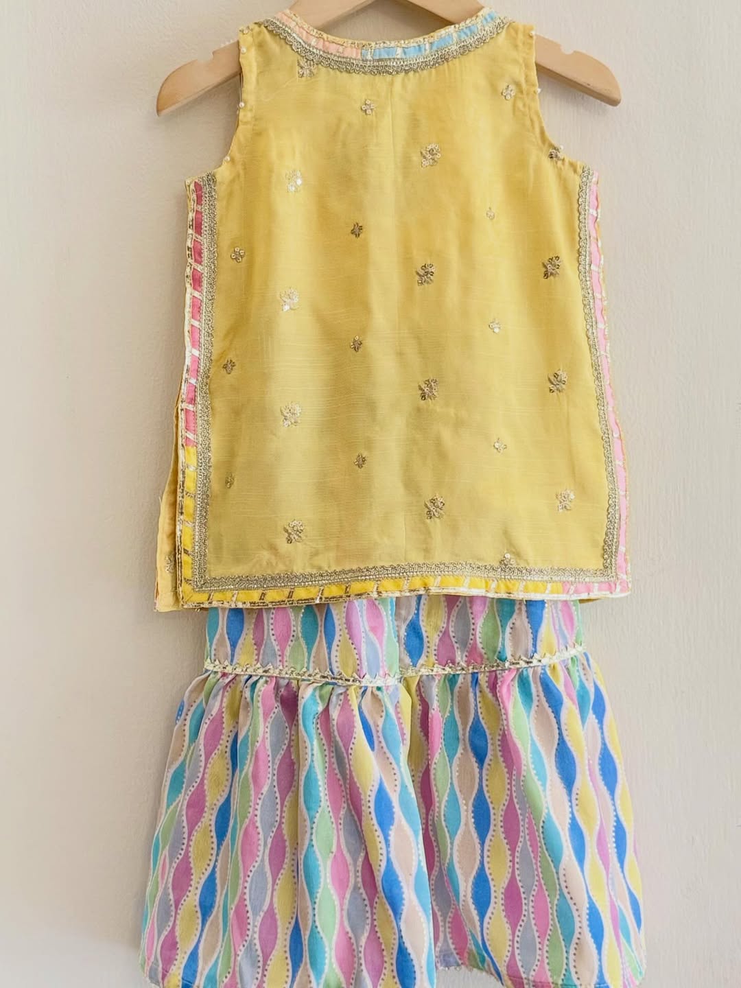 Sunshine Yellow Sharara Set