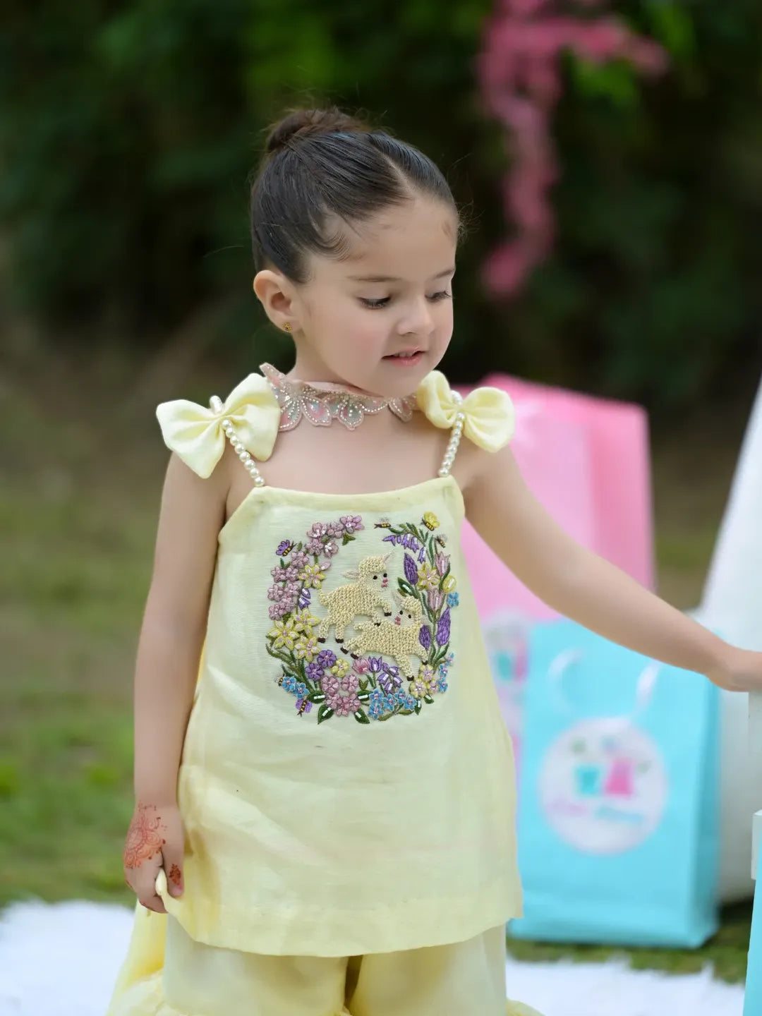 Riya Sunshine Bloom Sharara Set