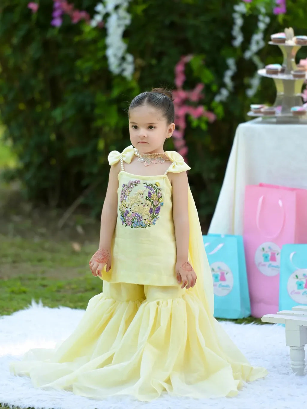 Riya Sunshine Bloom Sharara Set