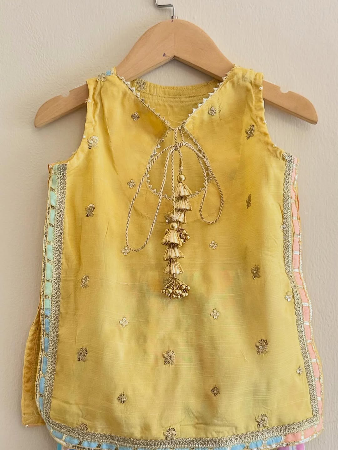 Sunshine Yellow Sharara Set